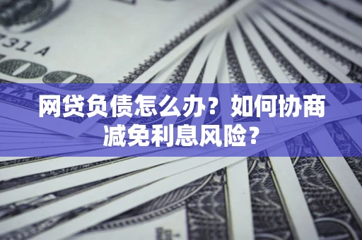 北京网贷负债怎么办？如何协商减免利息风险？