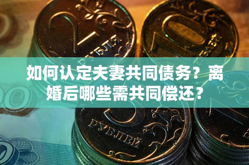 北京如何认定夫妻共同债务？离婚后哪些需共同偿还？
