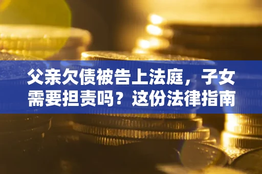 北京父亲欠债被告上法庭，子女需要担责吗？这份法律指南必须看完