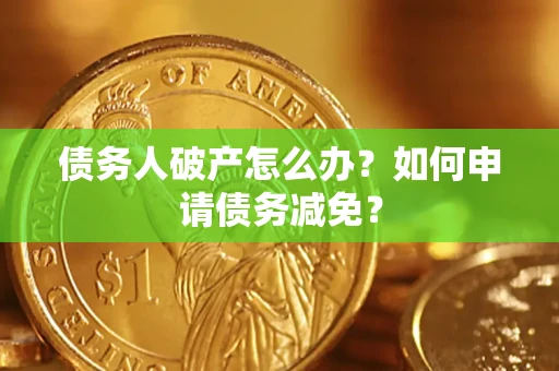 北京债务人破产怎么办？如何申请债务减免？