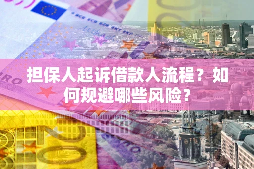 北京担保人起诉借款人流程？如何规避哪些风险？